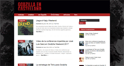 Desktop Screenshot of godzillaencastellano.com