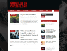 Tablet Screenshot of godzillaencastellano.com
